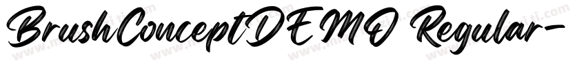 BrushConceptDEMO Regular字体转换